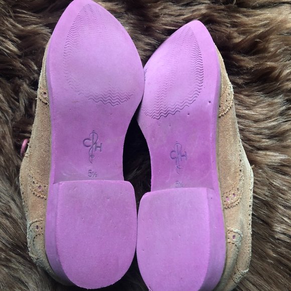 Cole Haan "Alisa" Suede Oxford Wingtips - Picture 10 of 10